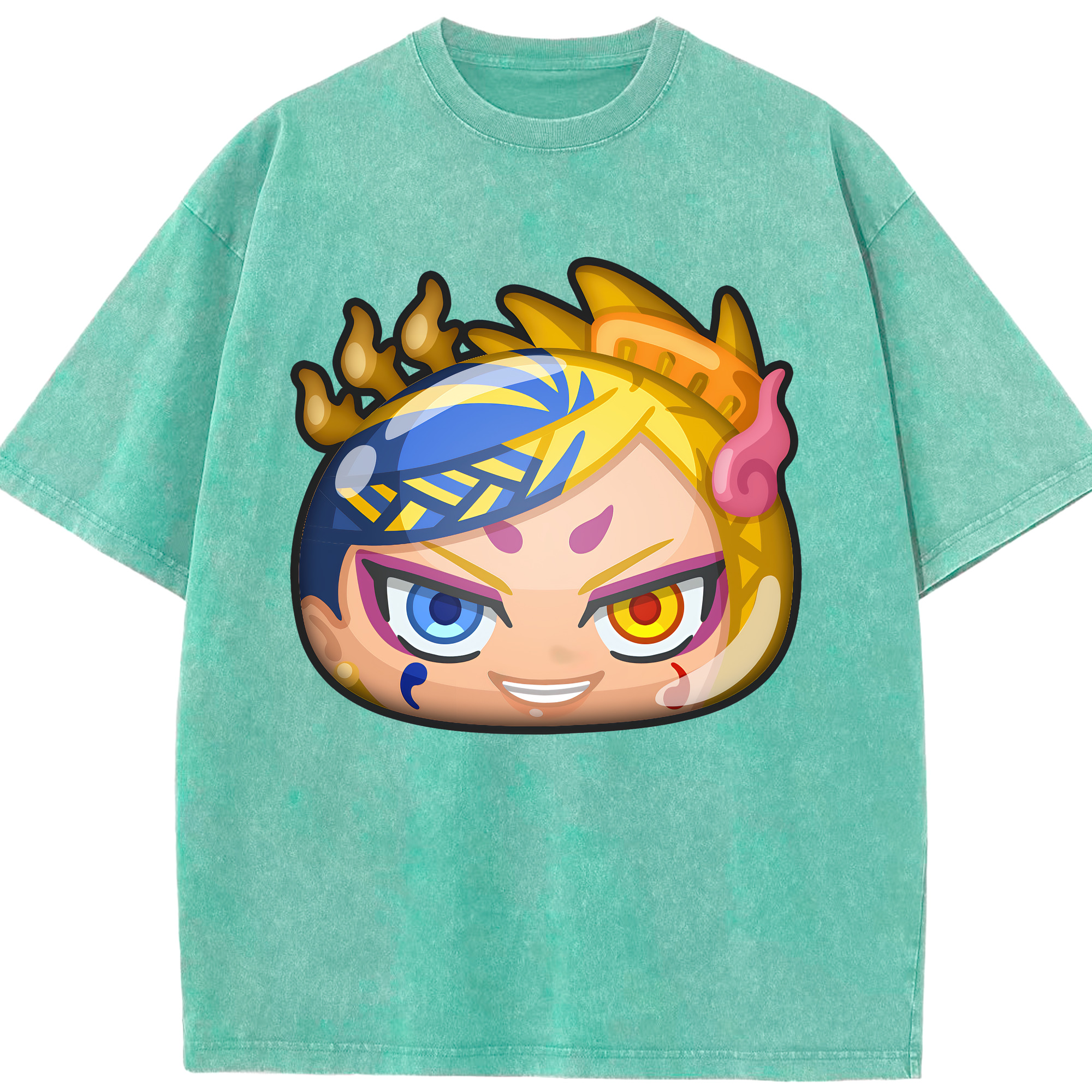 （画像用） 妖怪ウォッチ Yo-kai Watch 綿100% ヴィンテージ風 半袖Tシャツ（フロントプリント）